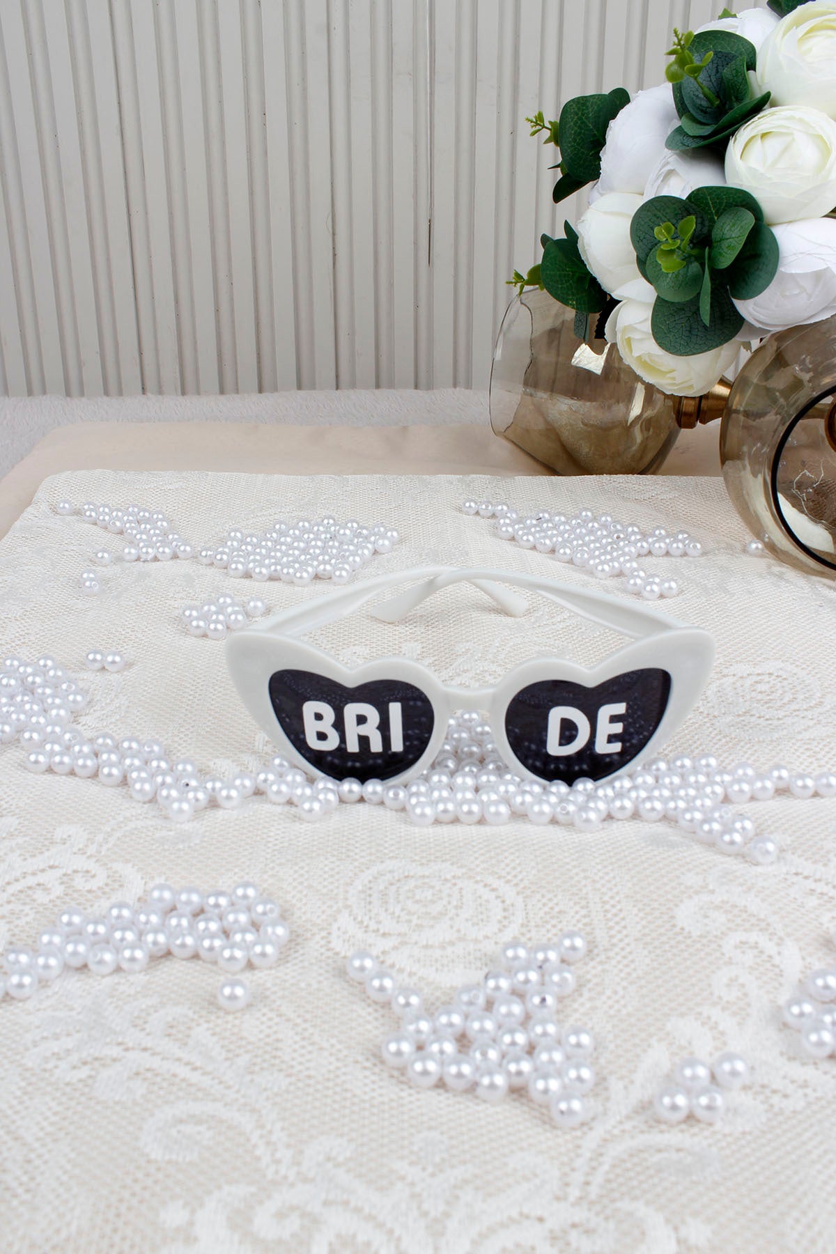 10 Adet Düz Klasik Gelin Damat Parti Gözlüğü, Düğün, Nişan, Kına, Bekârlığa Veda, Fotoğraf Çekimi, Doğum Günü, Bride to Be, Sünnet ve Organizasyon Aksesuarı Gözlüğü