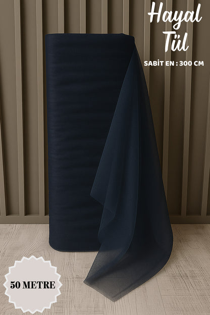 Hayal Tül Boy 50 MT En Sabit 3 MT Nişan, Kına, Düğün, Bohça Kapı Doğum Çeyiz Parti Süslemesi