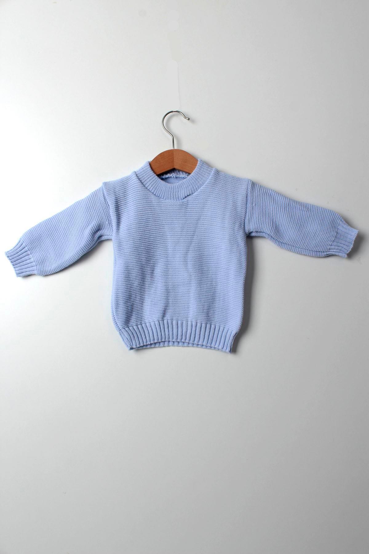 Unisex Örgülü Triko Bebek Takım - Takım
