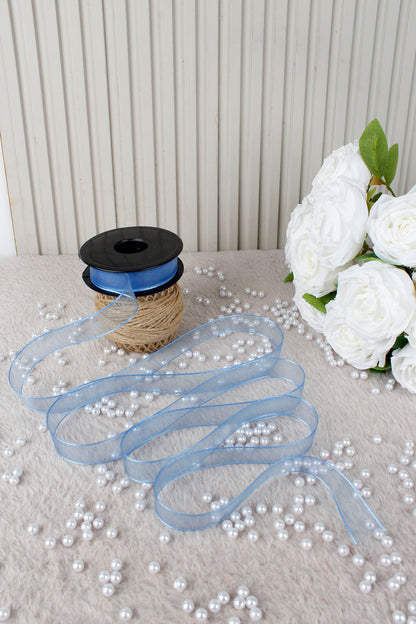 Şifon Kurdele 2.5 cm 20 mt - Bohça,Nikah,Nişan,Çeyiz,Hediye,Süsleme,Doğum Günü,Parti