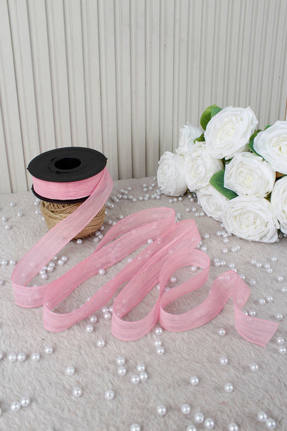 Kapiçino Napoli Keten Kurdele 2.5 cm 20 mt - Bohça, Nikah, Nişan, Çeyiz, Hediye, Süsleme, Parti