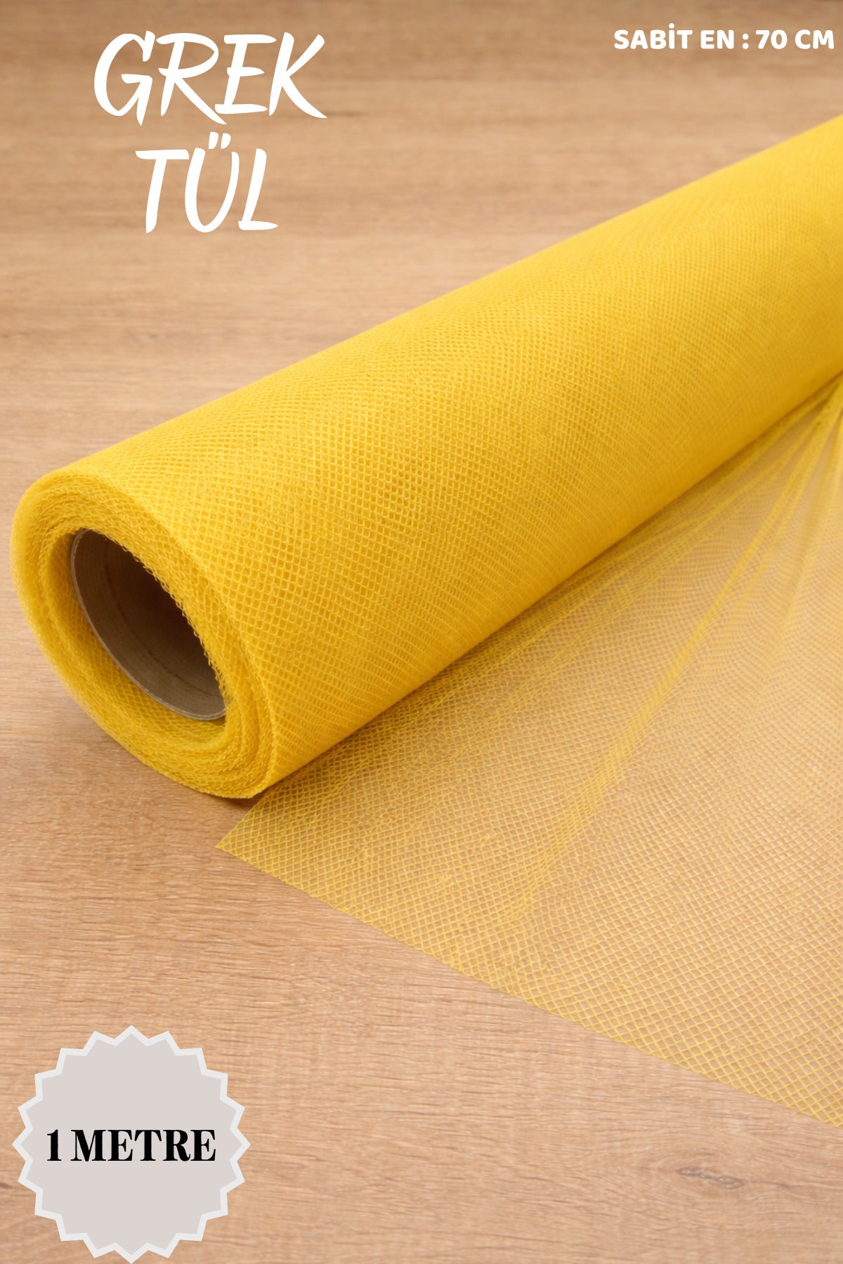 İran Grek Tül Boy 1 Metre En 70 Cm - Nişan Kına Düğün Bohça Kapı Doğum Parti Çeyiz Süslemesi