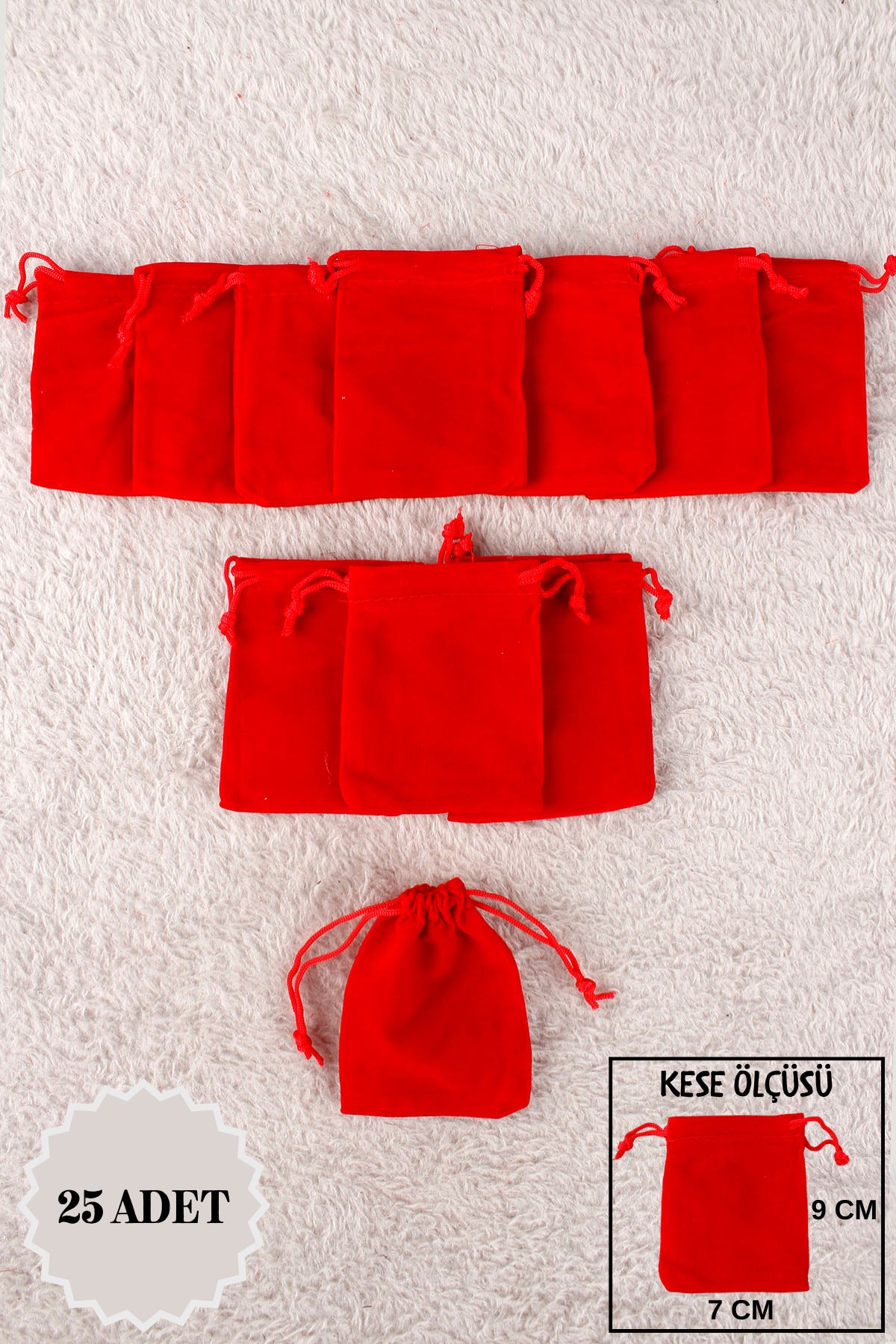 Düz Organze Tül Kese 50 Adet 9x12 Cm Kına, Çerez, Kuruyemiş Hediyelik Altın Söz Bohça Tesbih
